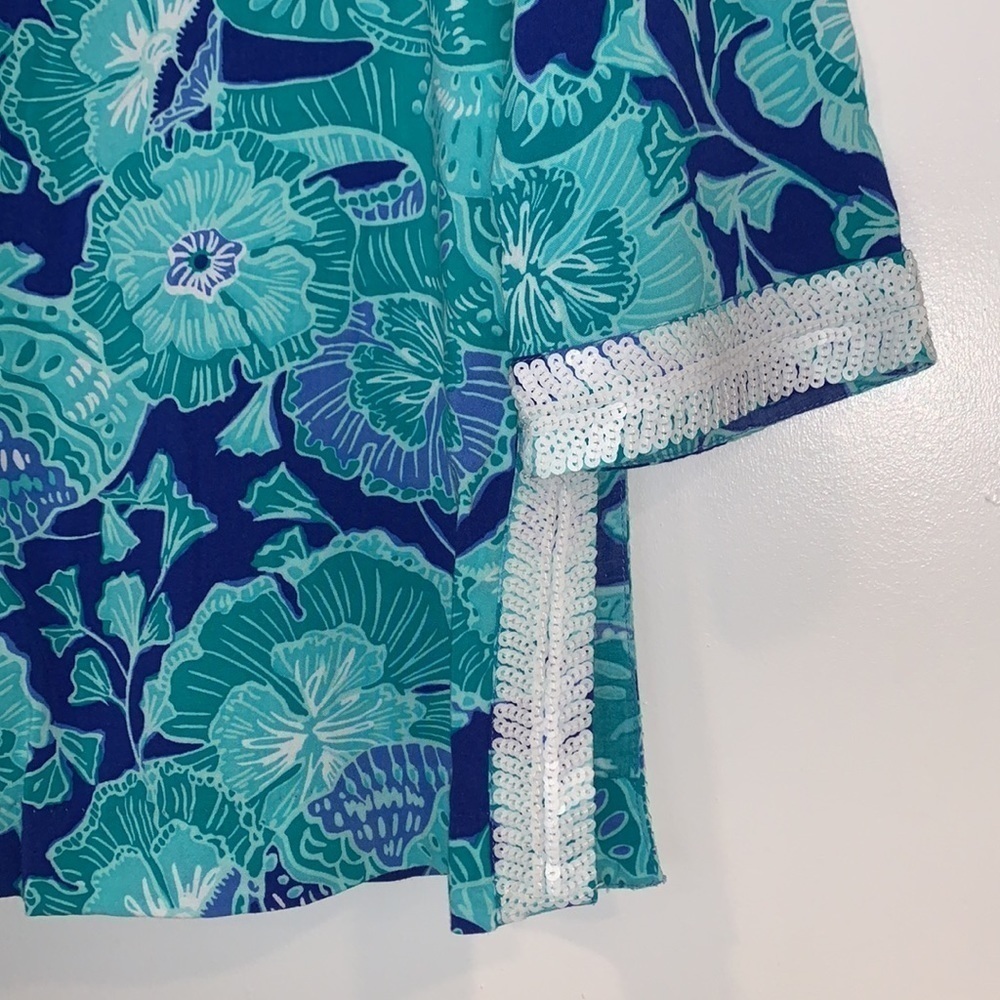 NWOT Lilly Pulitzer Renato Sequined Tunic Mint To Be S - Picture 6 of 9
